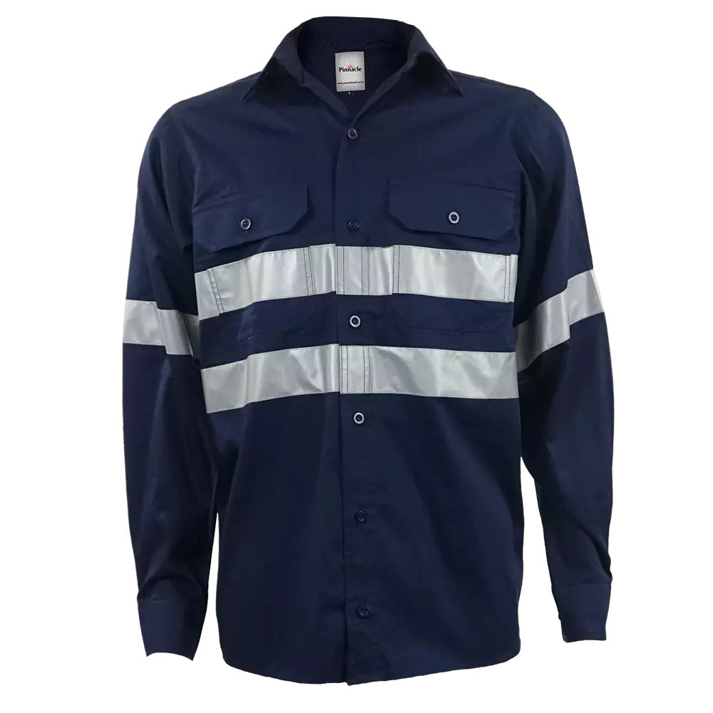 Vented Reflective Mining Shirt - Various Colours