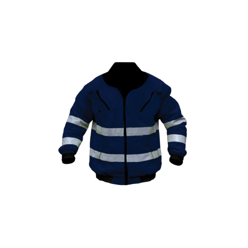 Hi-Viz Reflective Bunny/Bomber Jacket - safety workwear