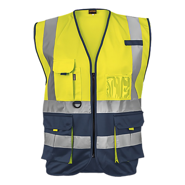 Pinnacle Premium Reflective Vest with Zip & ID - Pinnacle Welding