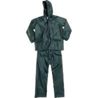 Pioneer Rubberized Rain Suit - Olive Green